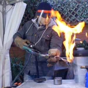 ep 30 09 lighting up the DIY furnace